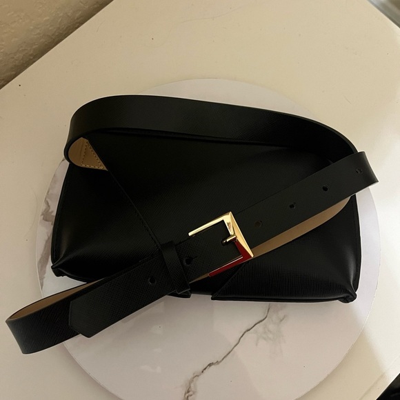 MICHAEL Michael Kors Envelope Belt Waist Bag Fanny Leather 658188C SZ S/M - Picture 7 of 16